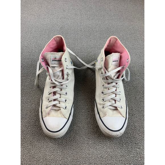 Converse Chuck Taylor Women 10 White Hello Kitty Chuck Taylor High‎ Top Sneakers - Picture 7 of 9